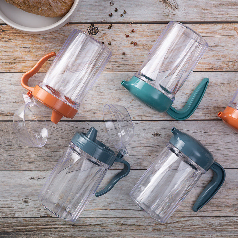 Nordic Style Simple PS Oil Pot Creative Kitchen Seasoning Bottle Household Seasoning Salt Sugar Oil Pot Sauce And Vinegar Bottle Set
