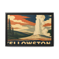 Yellowstone Vintage Travel Poster Canvas Wall Art Print Ready to Hang