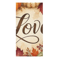 Autumn Pumpkin Love Bath Towel Soft Full Size Fall Halloween Thanksgiving Home Gift