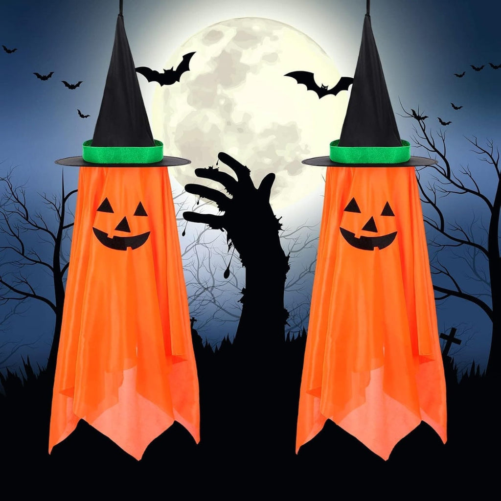 2Pcs Halloween Decorations, Halloween Pumpkin Decorations, Hanging Pumpkin