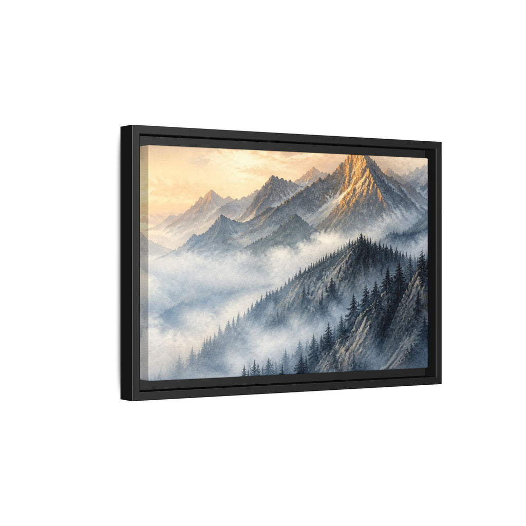 Rockies Fog Ridge Canvas Wall Art Print Ready to Hang