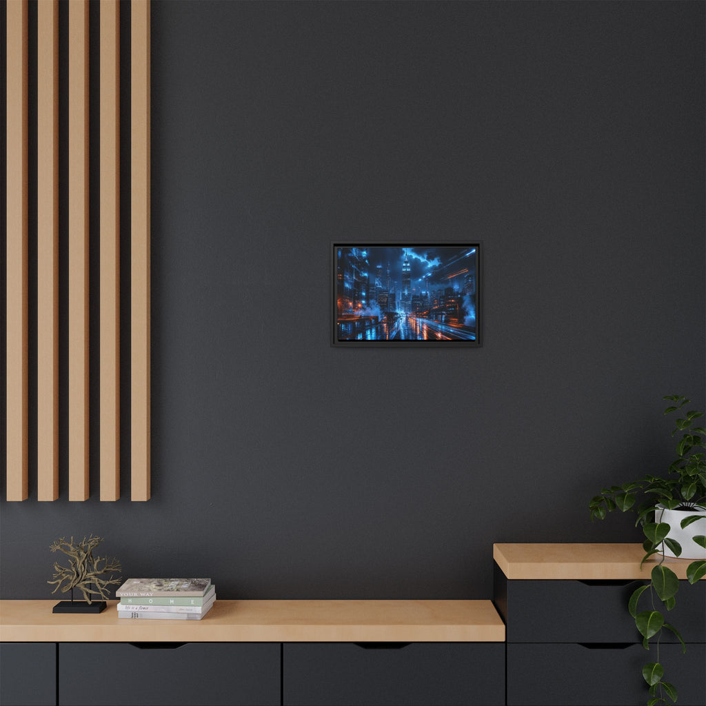 New York City Night Canvas Wall Art Print Ready to Hang