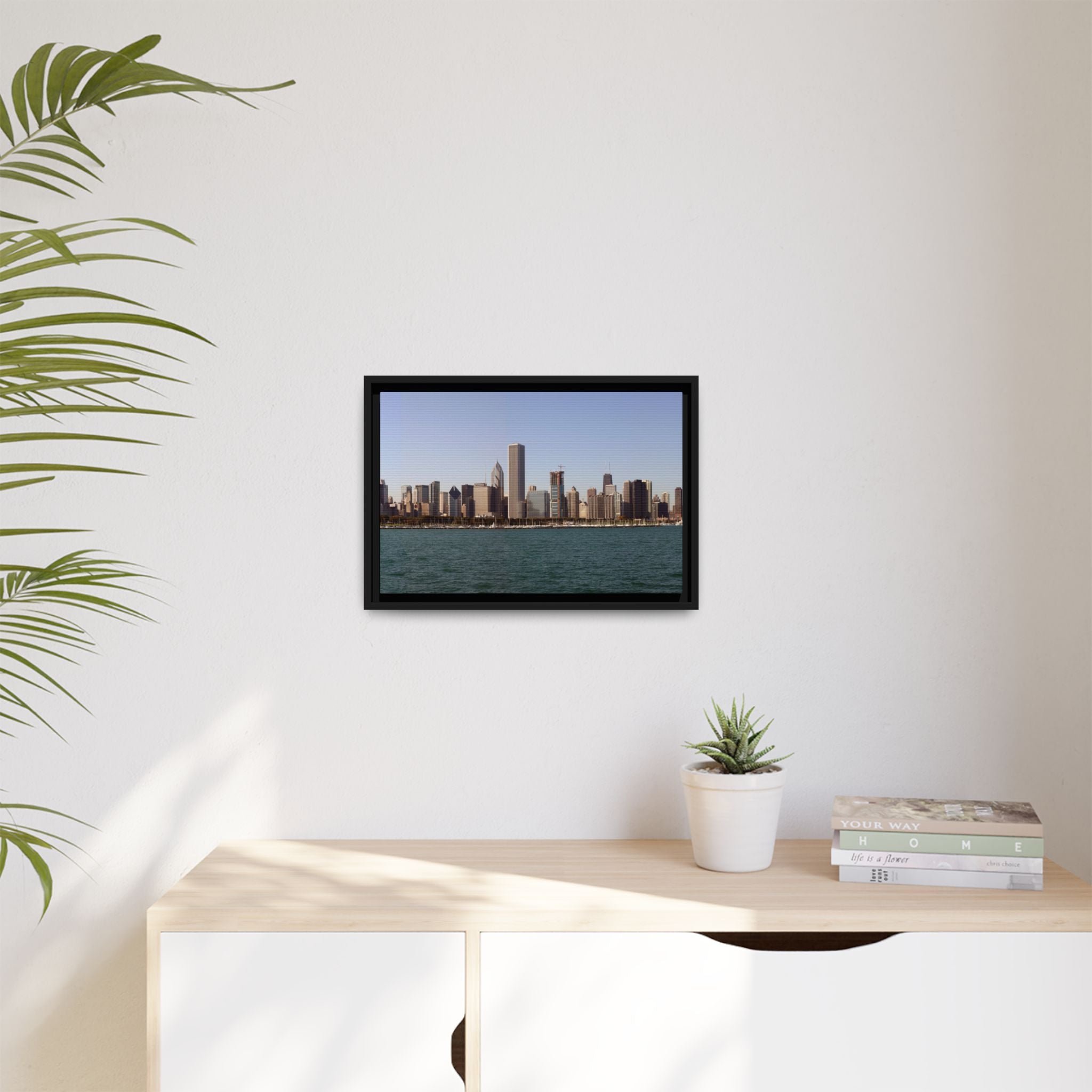 Chicago Skyline Canvas Wall Art Print Ready to Hang Cityscape