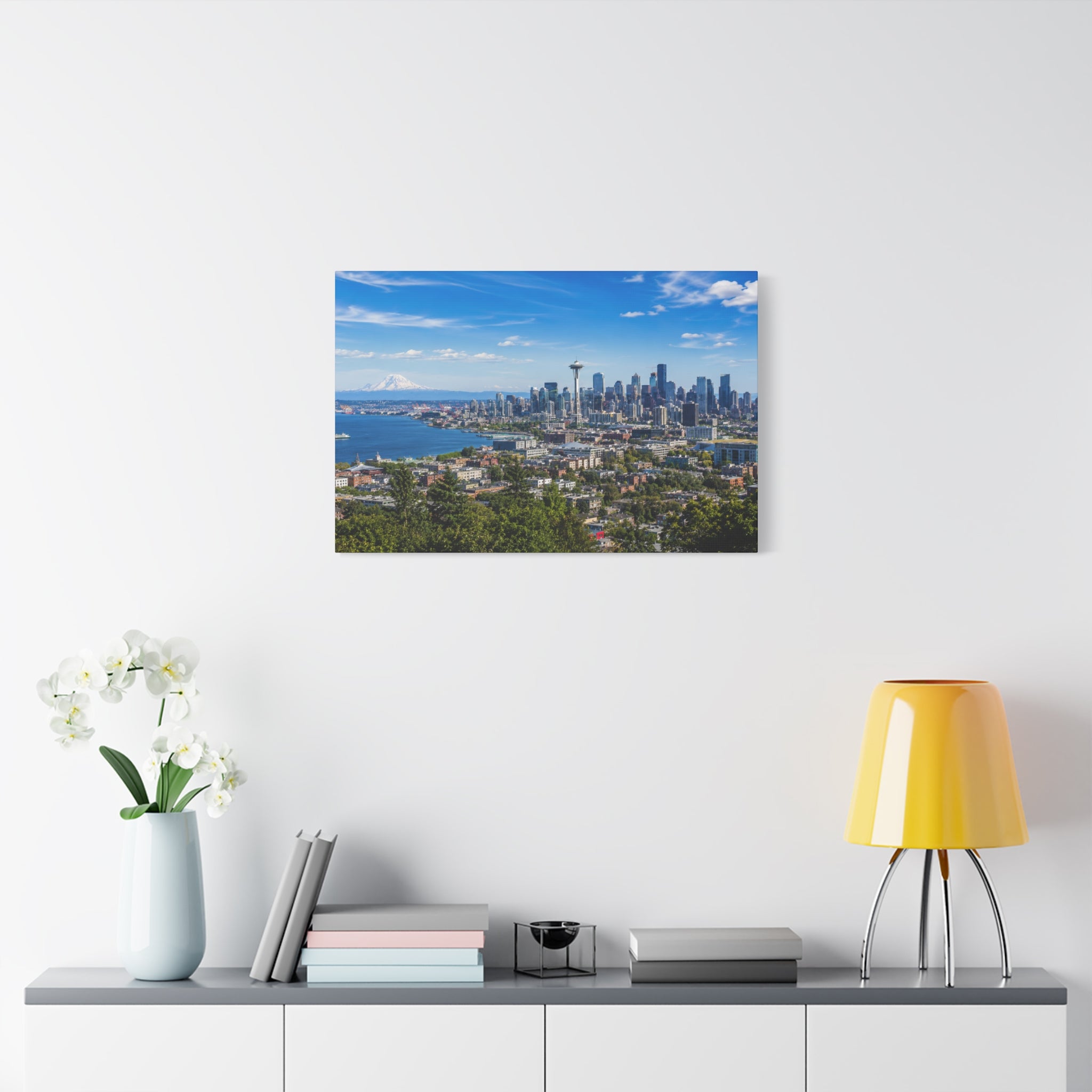 Seattle Skyline Matte Canvas Print — Space Needle - Stunning