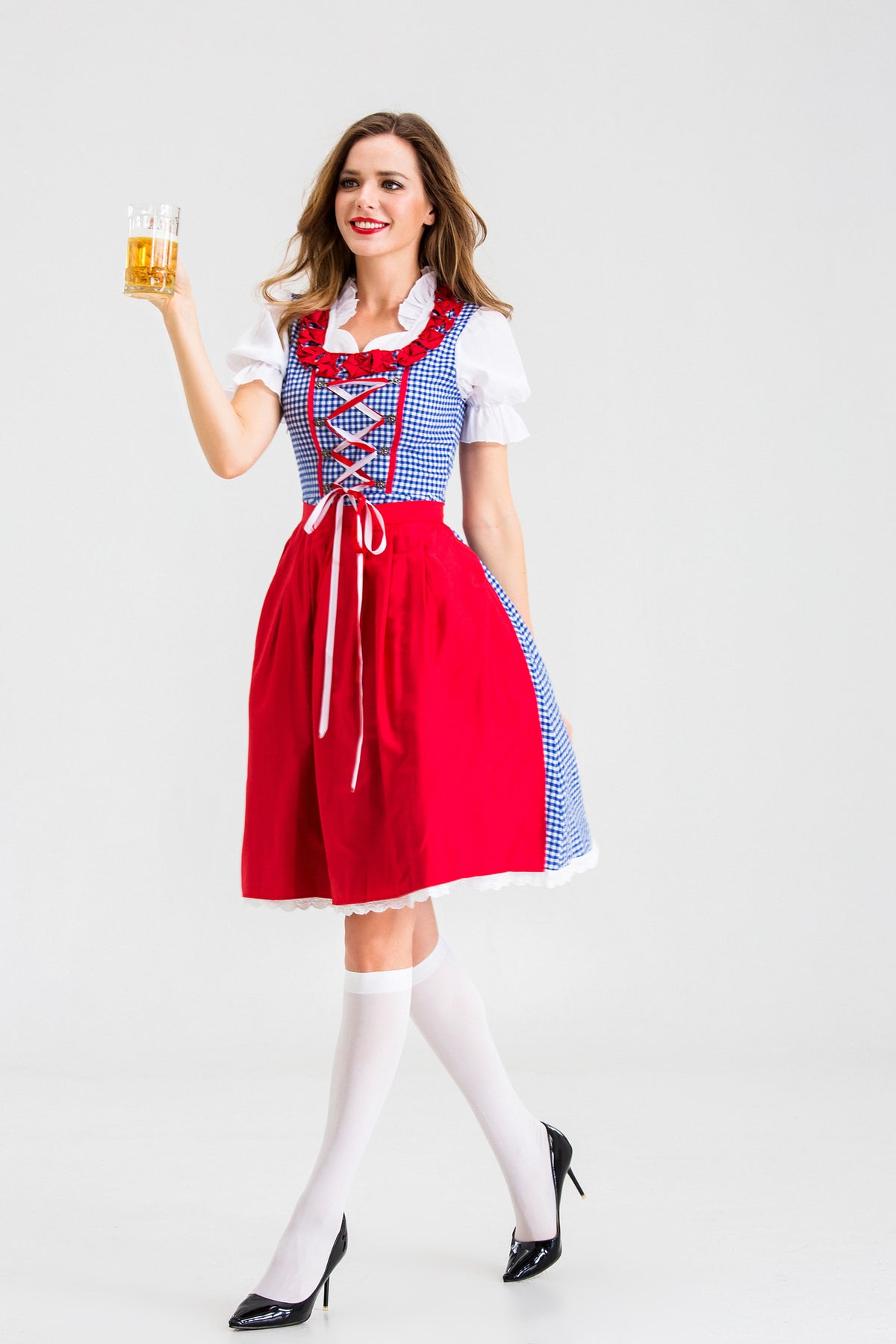 Halloween cosplay maid costume bar work costume
