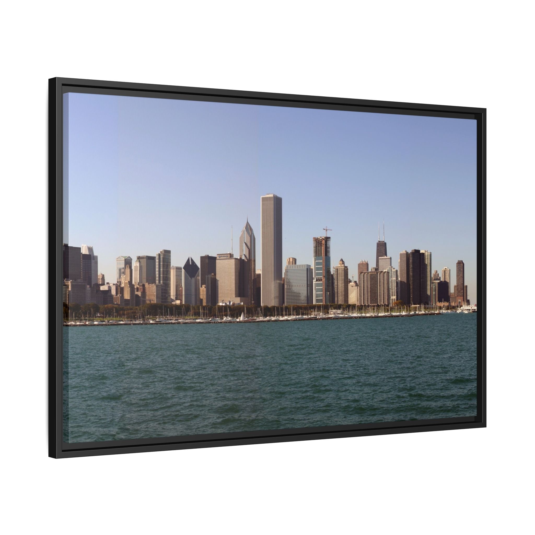 Chicago Skyline Canvas Wall Art Print Ready to Hang Cityscape