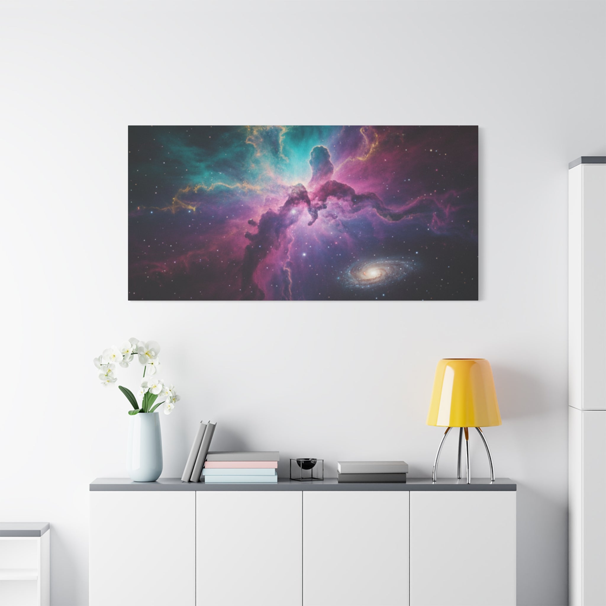 Galaxy Nebula Universe Print — Stretched Space Wall Art (1.25" Depth)