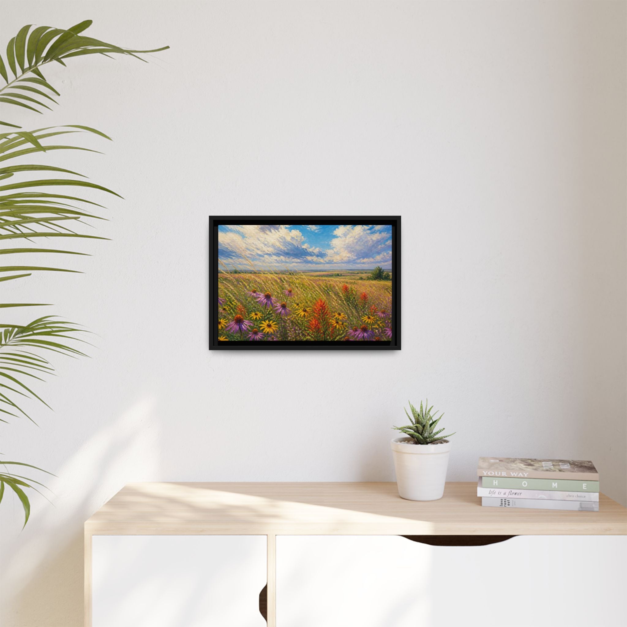 Prairie Bloom Canvas Wall Art Print Ready to Hang