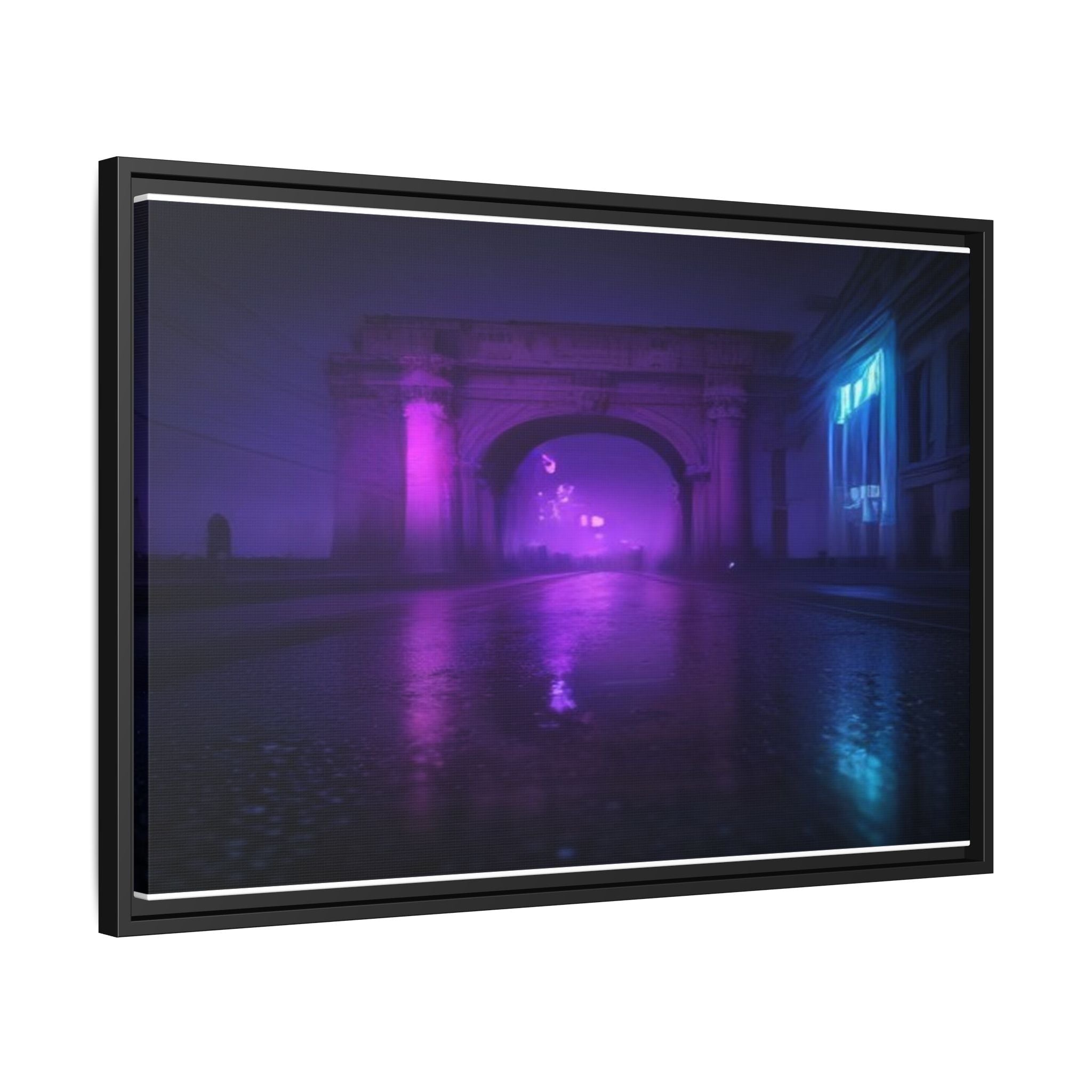 Rome Night Canvas Wall Art Print Ready to Hang