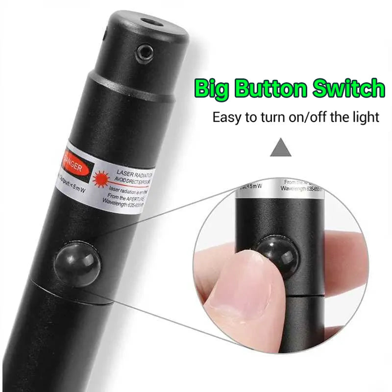 .177-.50 caliber rifle red/green tactical barrel sight kit button-switch laser
