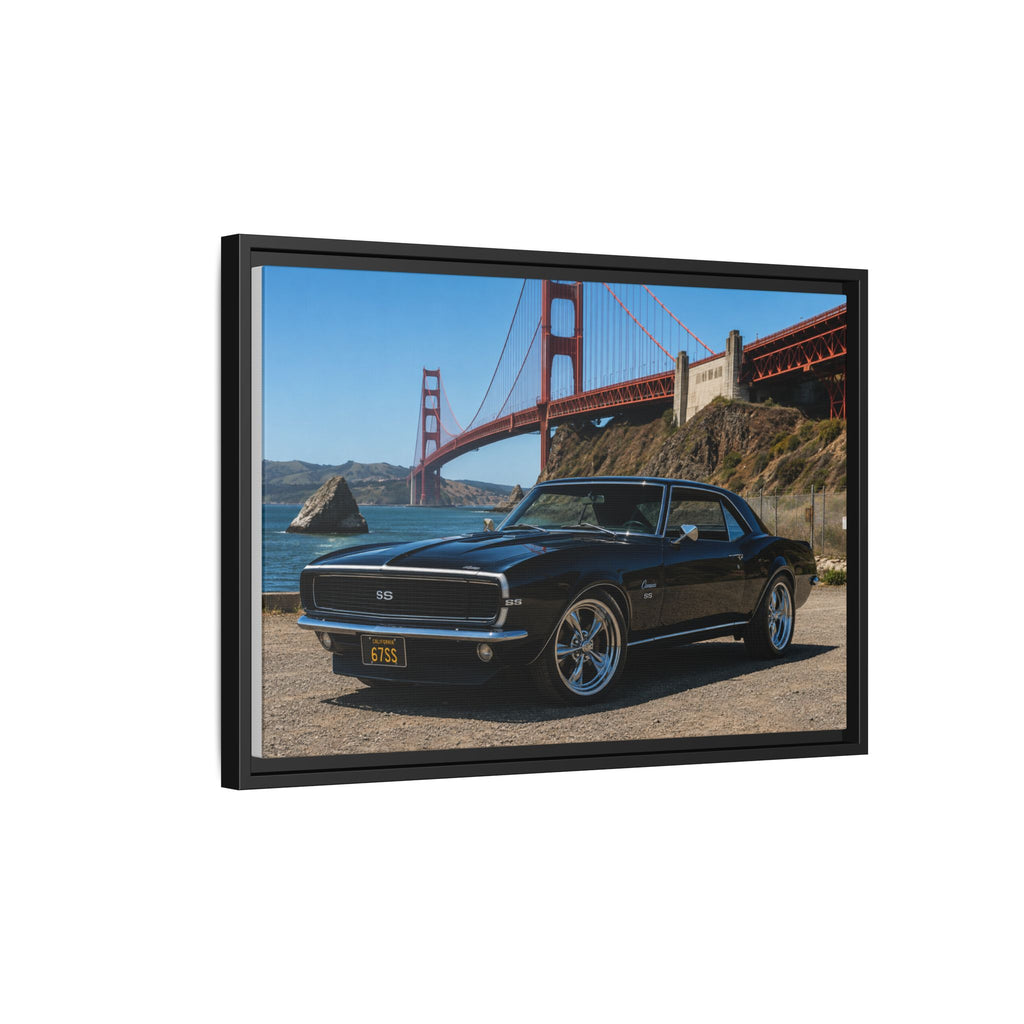Camaro Classic 1967 — Stunning Sports Car In Front Of The Golden Gate