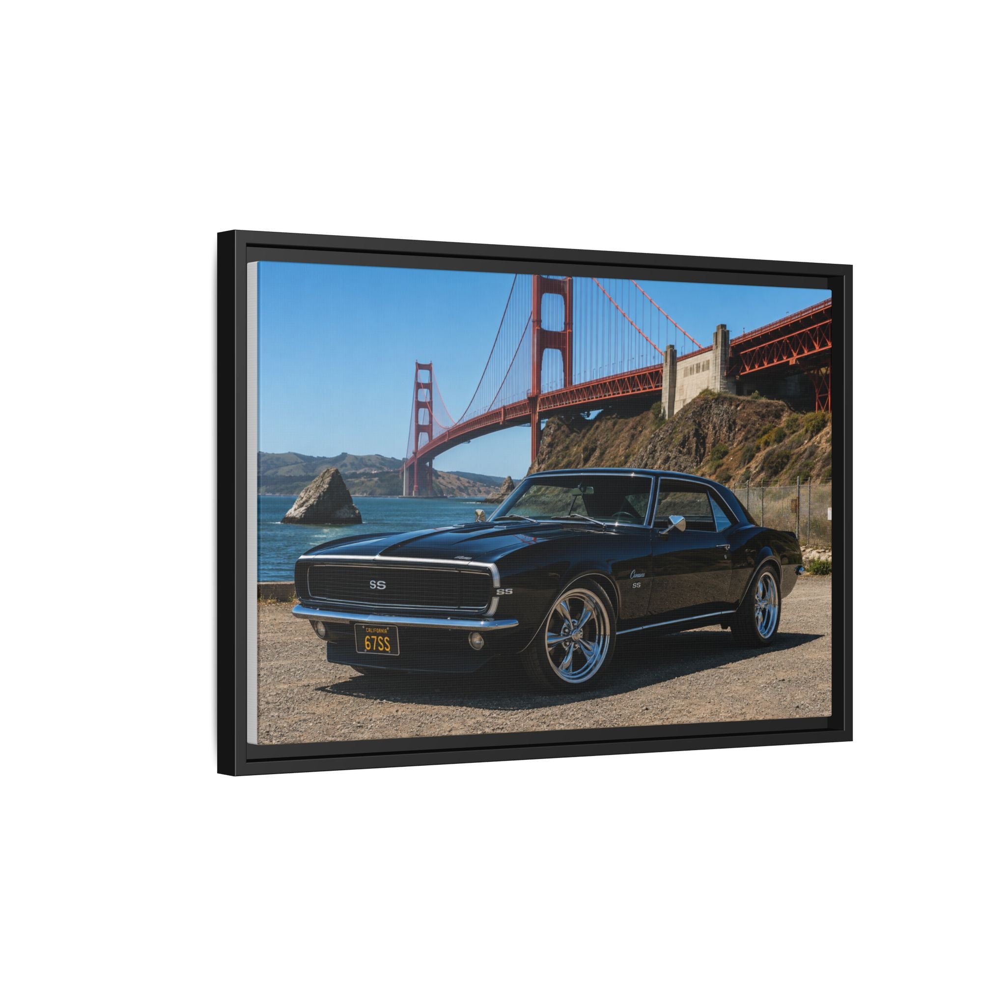 Camaro Classic 1967 — Stunning Sports Car In Front Of The Golden Gate