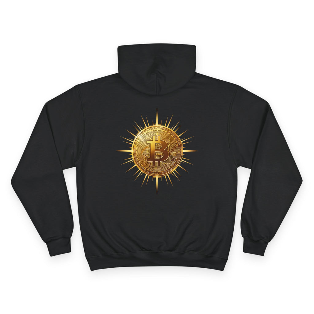 Bitcoin Hoodie — Golden Crypto Logo Sweatshirt