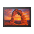 Delicate Arch Sunset Canvas Wall Art Print Ready to Hang