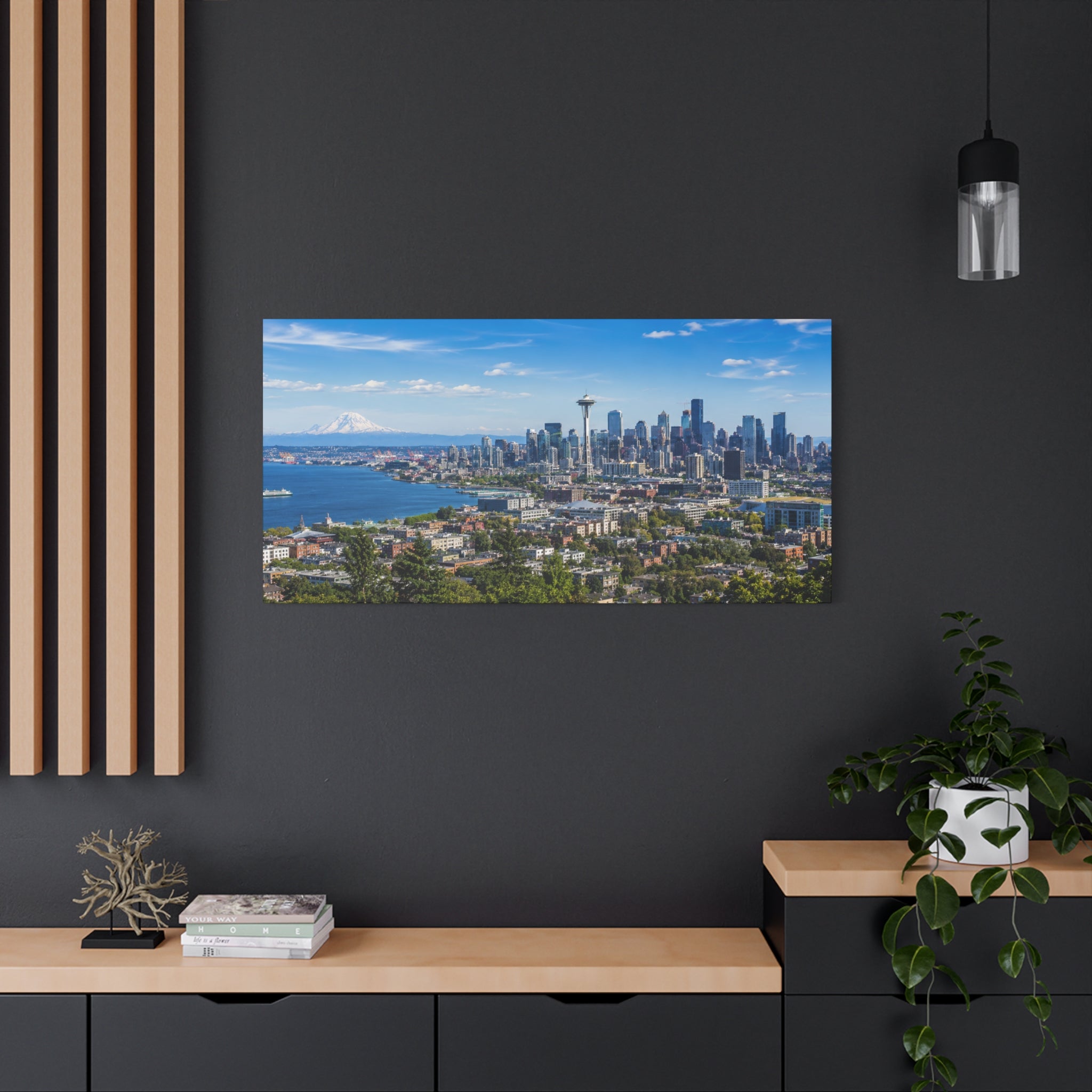 Seattle Skyline Matte Canvas Print — Space Needle - Stunning