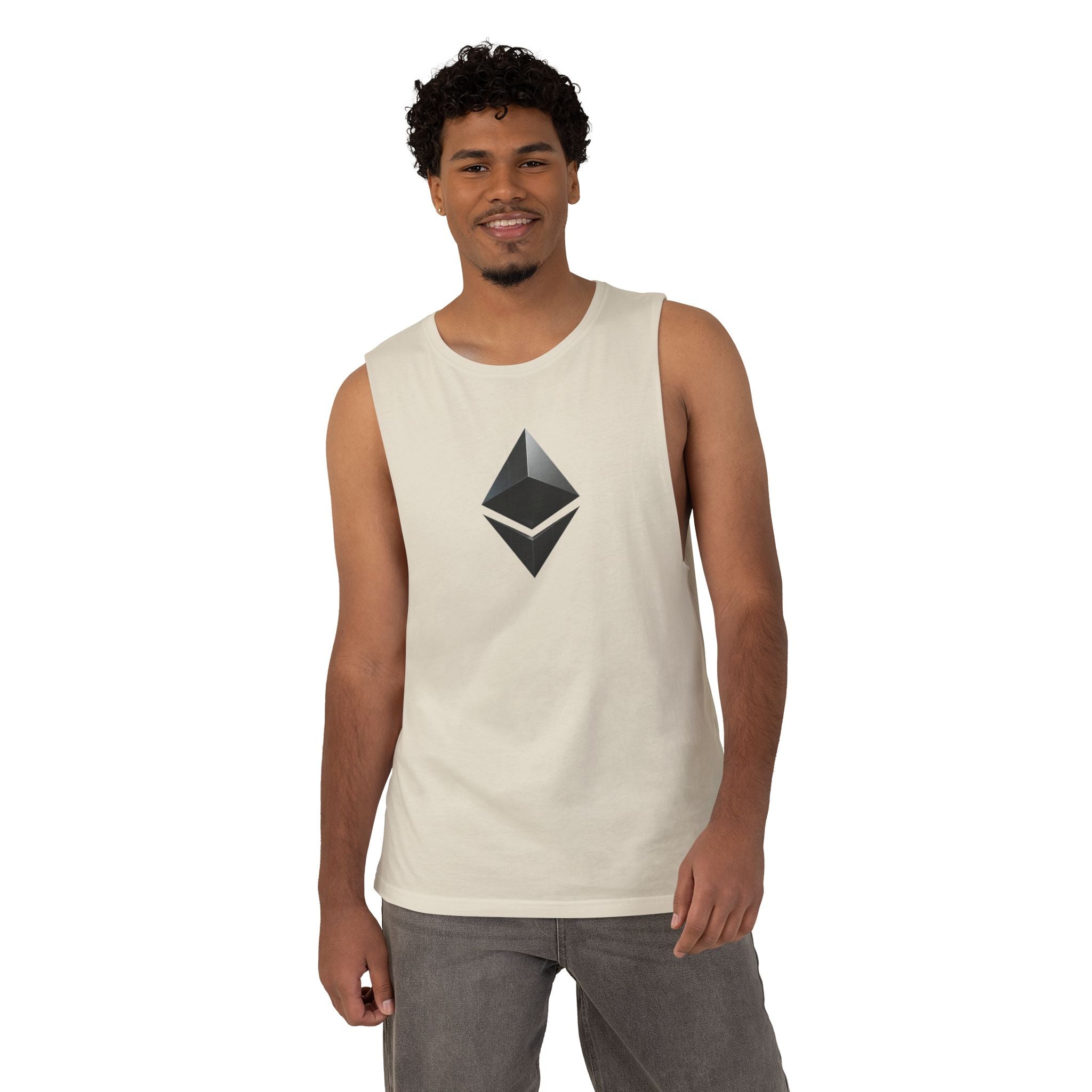 Ethereum Symbol Tank Top — Crypto Logo Sleeveless Shirt