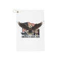 Golf Towel — "America Is Back 2026" Eagle & Flag Patriotic Golf Towel