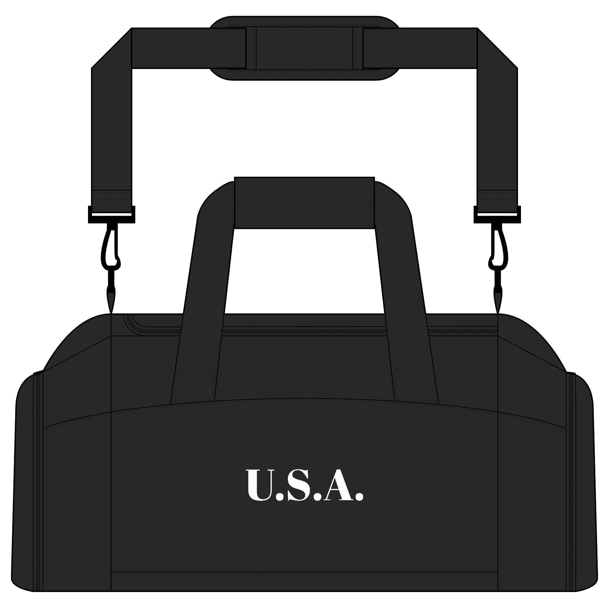 U.S.A. Gym Bag — Durable Duffle for Fitness, Travel & Sports