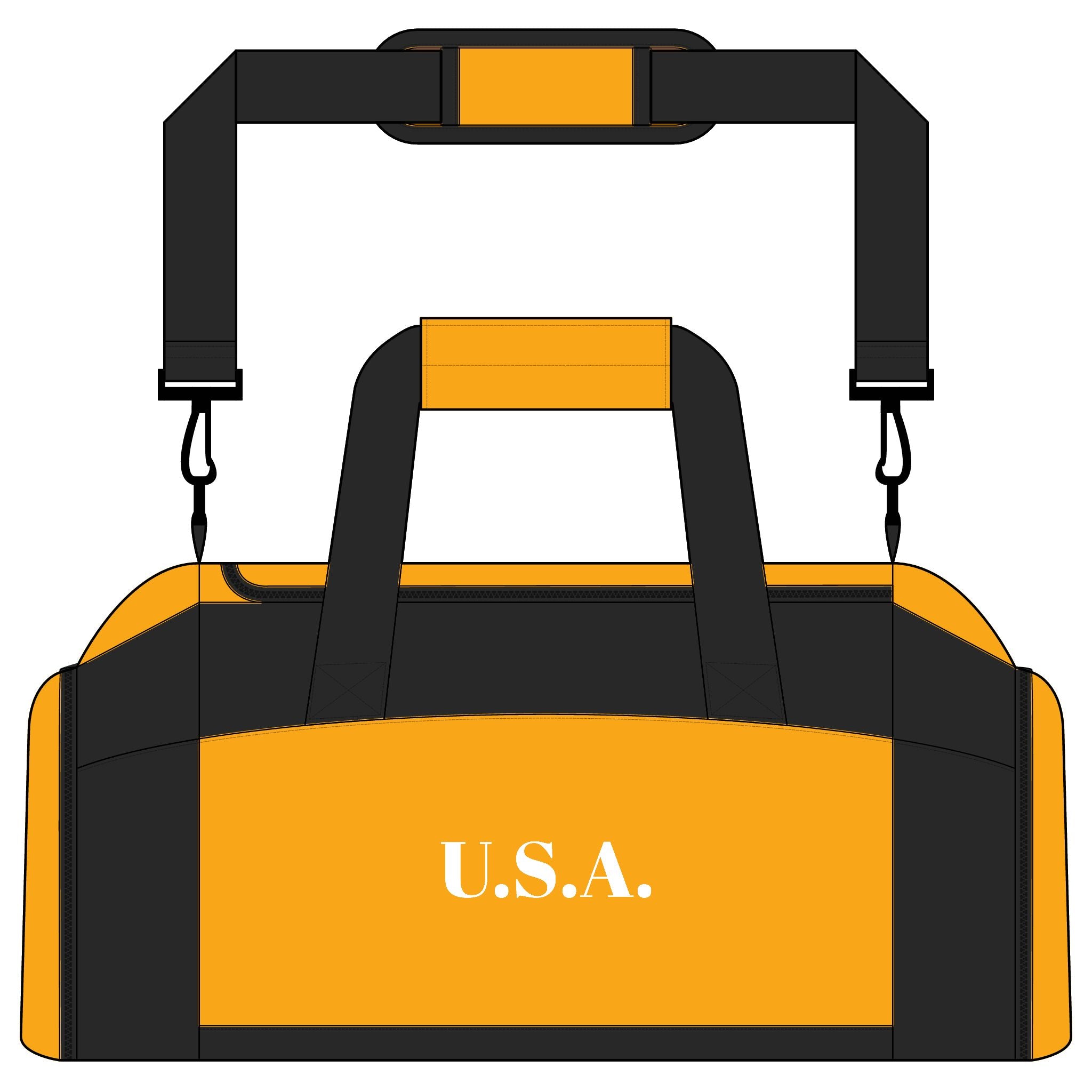 U.S.A. Gym Bag — Durable Duffle for Fitness, Travel & Sports