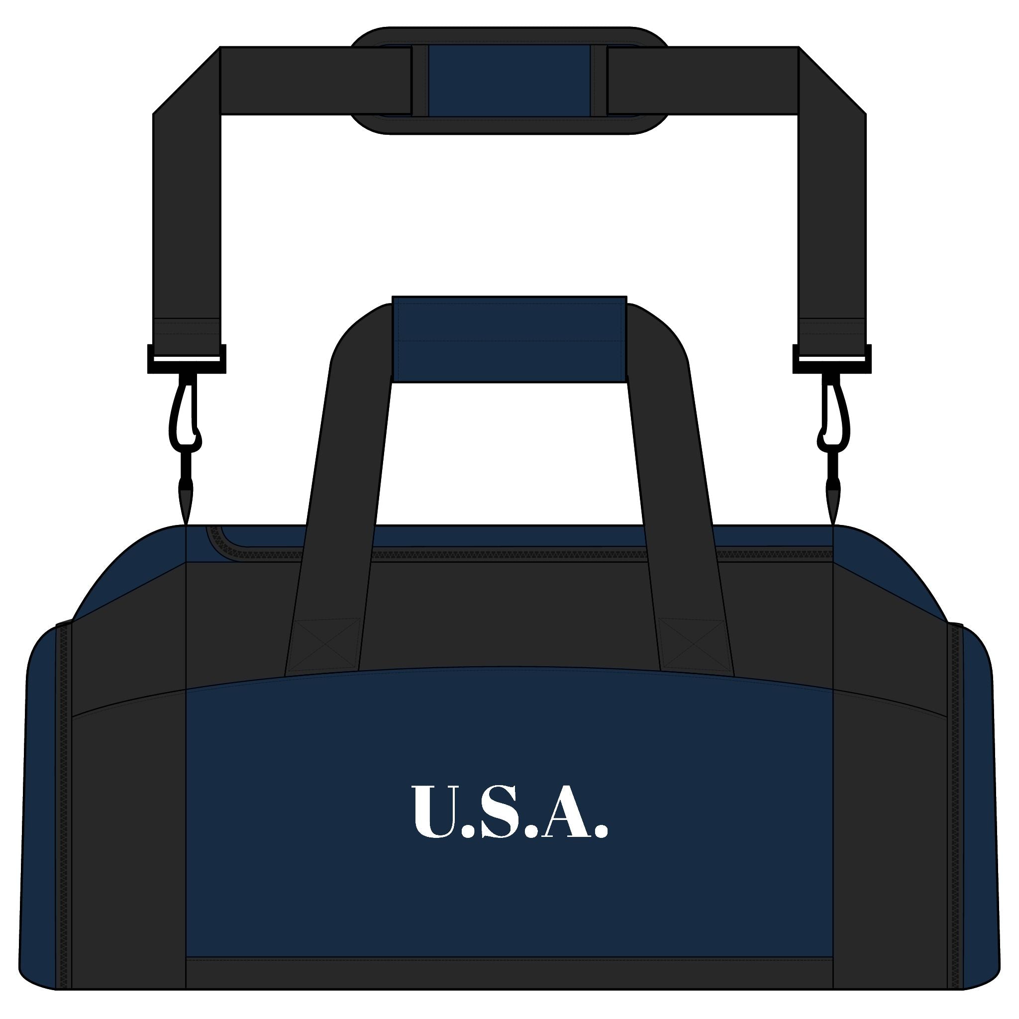 U.S.A. Gym Bag — Durable Duffle for Fitness, Travel & Sports