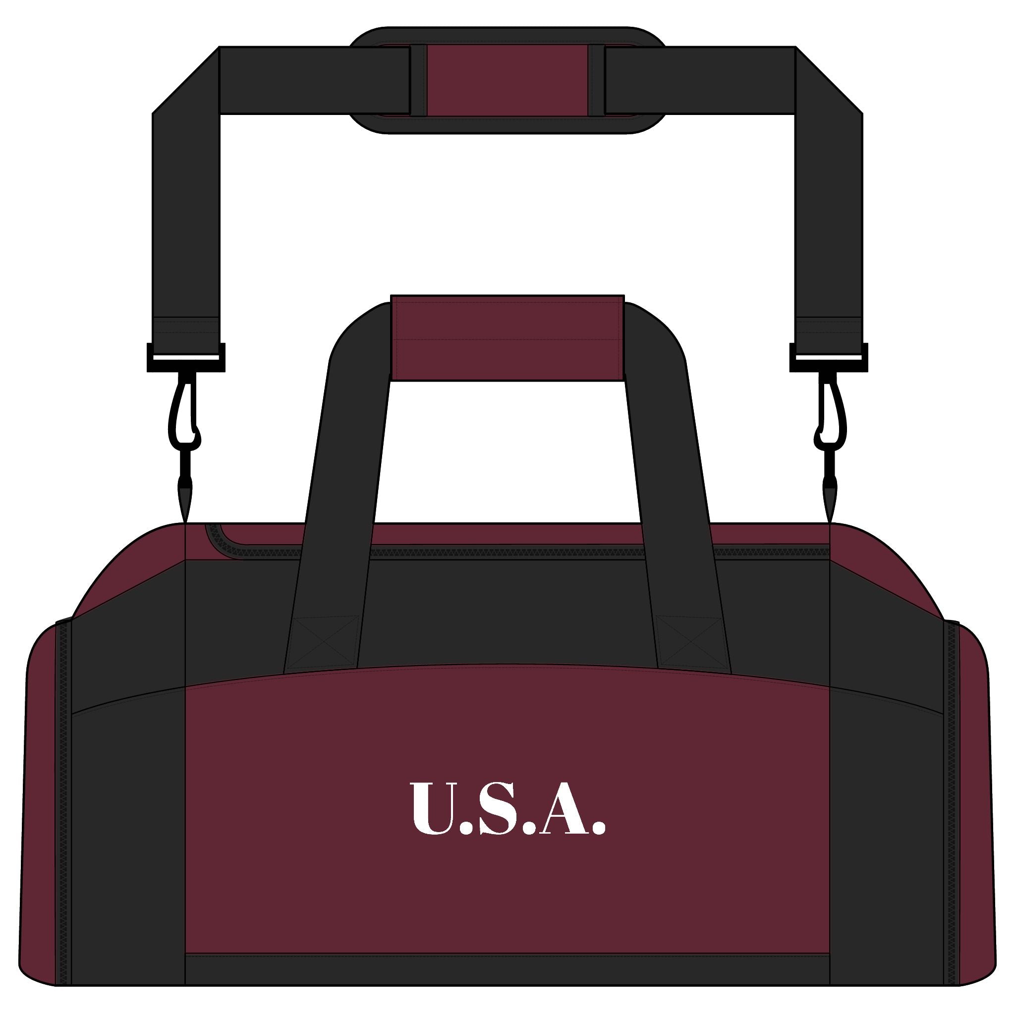 U.S.A. Gym Bag — Durable Duffle for Fitness, Travel & Sports