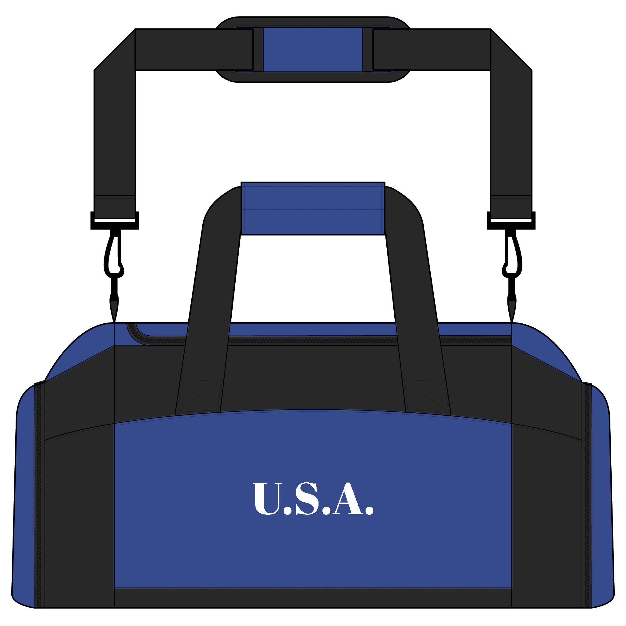 U.S.A. Gym Bag — Durable Duffle for Fitness, Travel & Sports