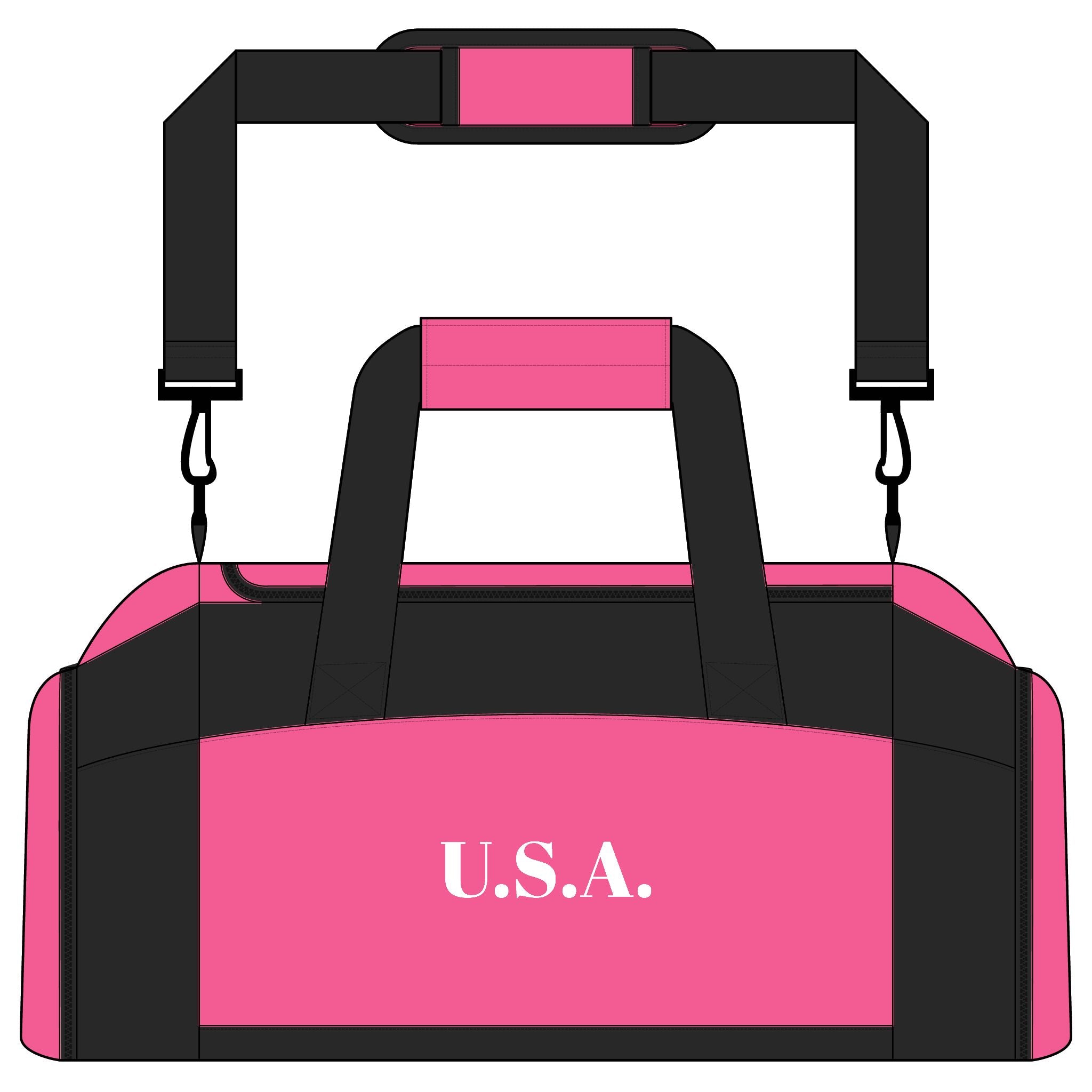 U.S.A. Gym Bag — Durable Duffle for Fitness, Travel & Sports