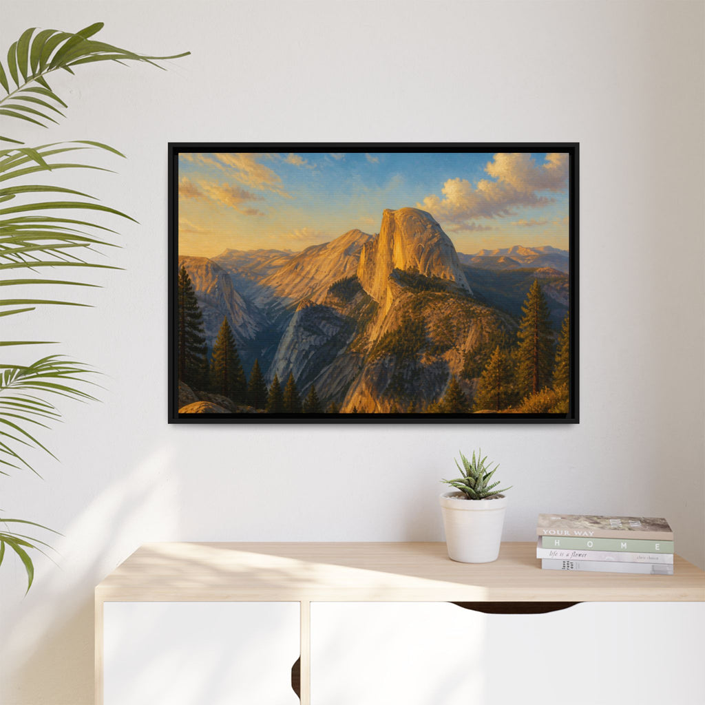 Yosemite Half Dome Canvas Wall Art Print Ready to Hang