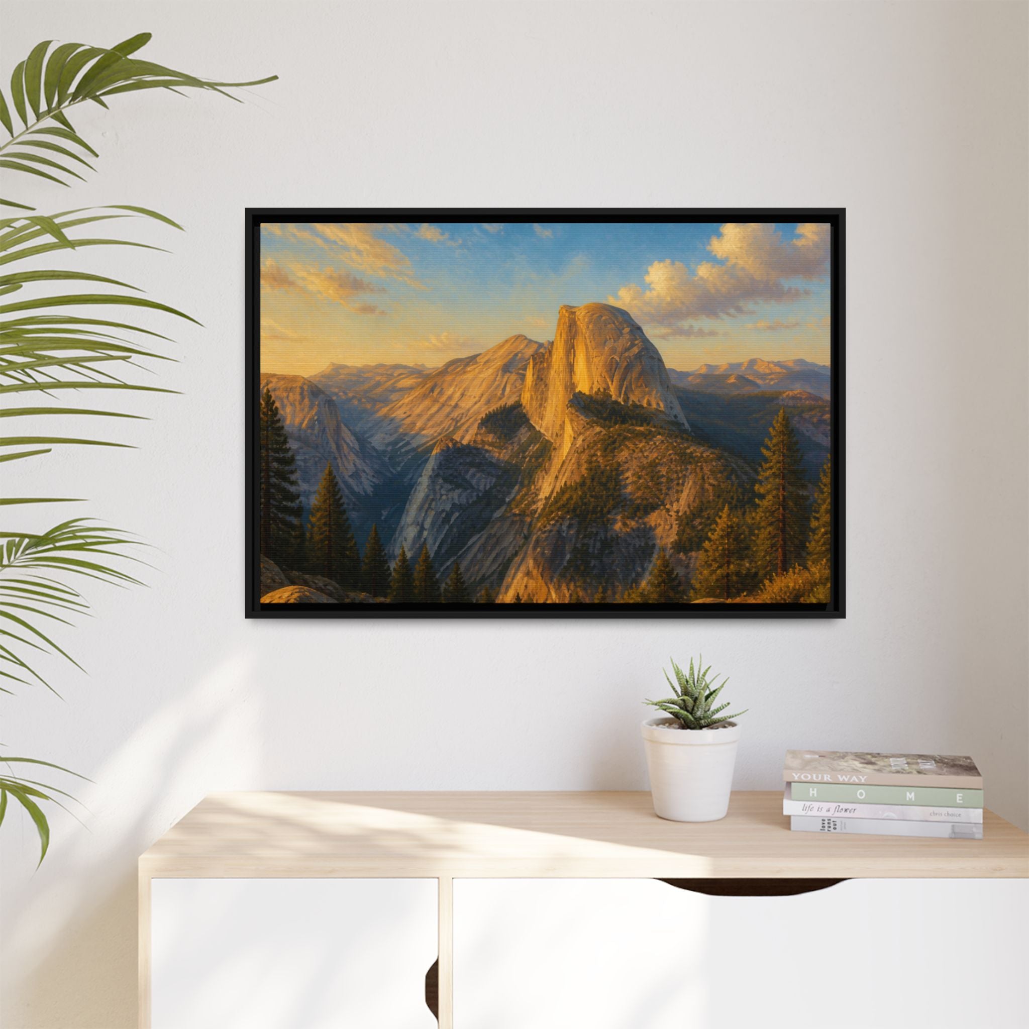 Yosemite Half Dome Canvas Wall Art Print Ready to Hang