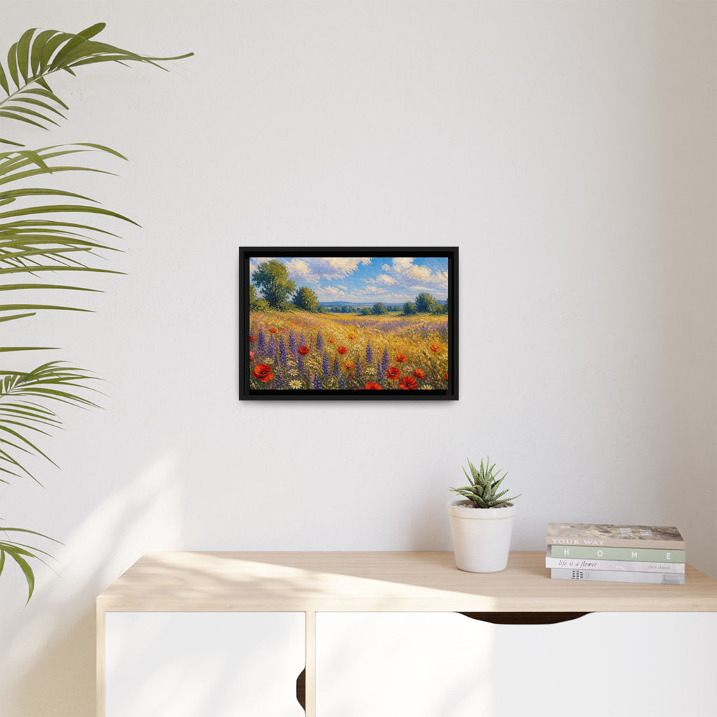Wildflower Meadow Canvas Wall Art Print Ready to Hang