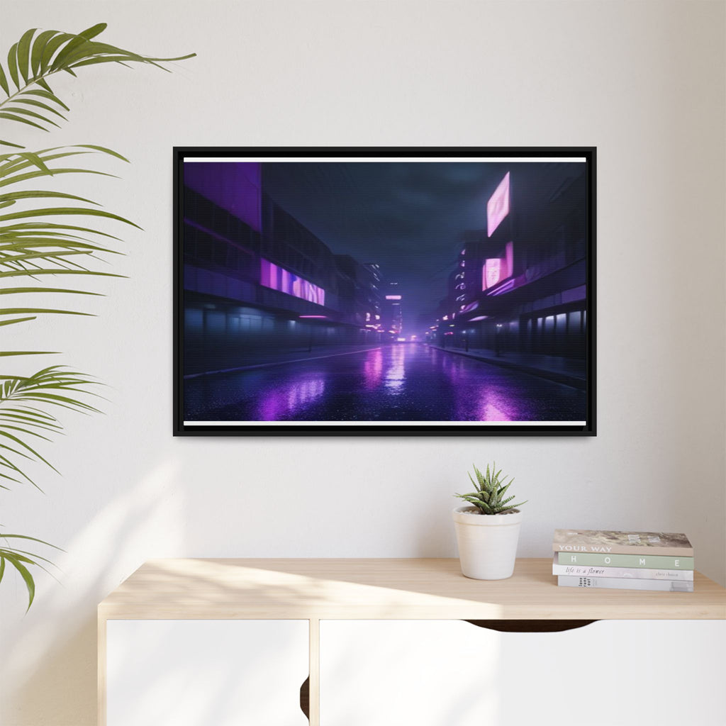 Berlin Night Canvas Wall Art Print Ready to Hang