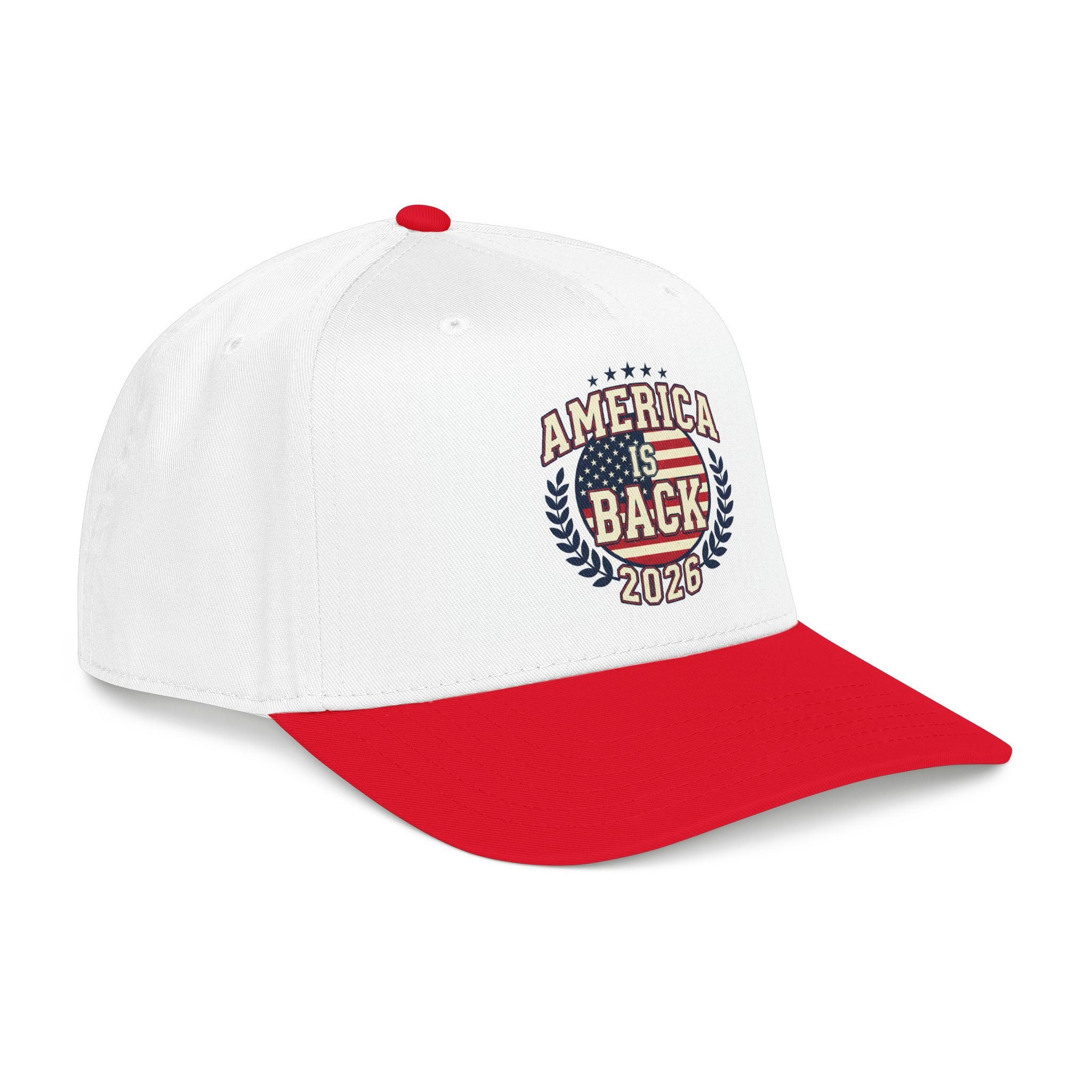 America Is Back 2026 Baseball Cap — Patriotic USA Election Trucker Hat
