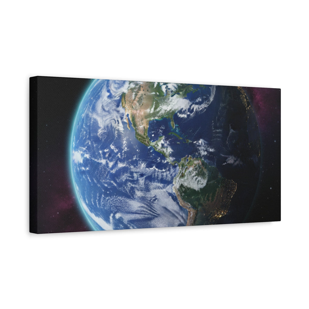 Stunning Earth From Space Wall Art