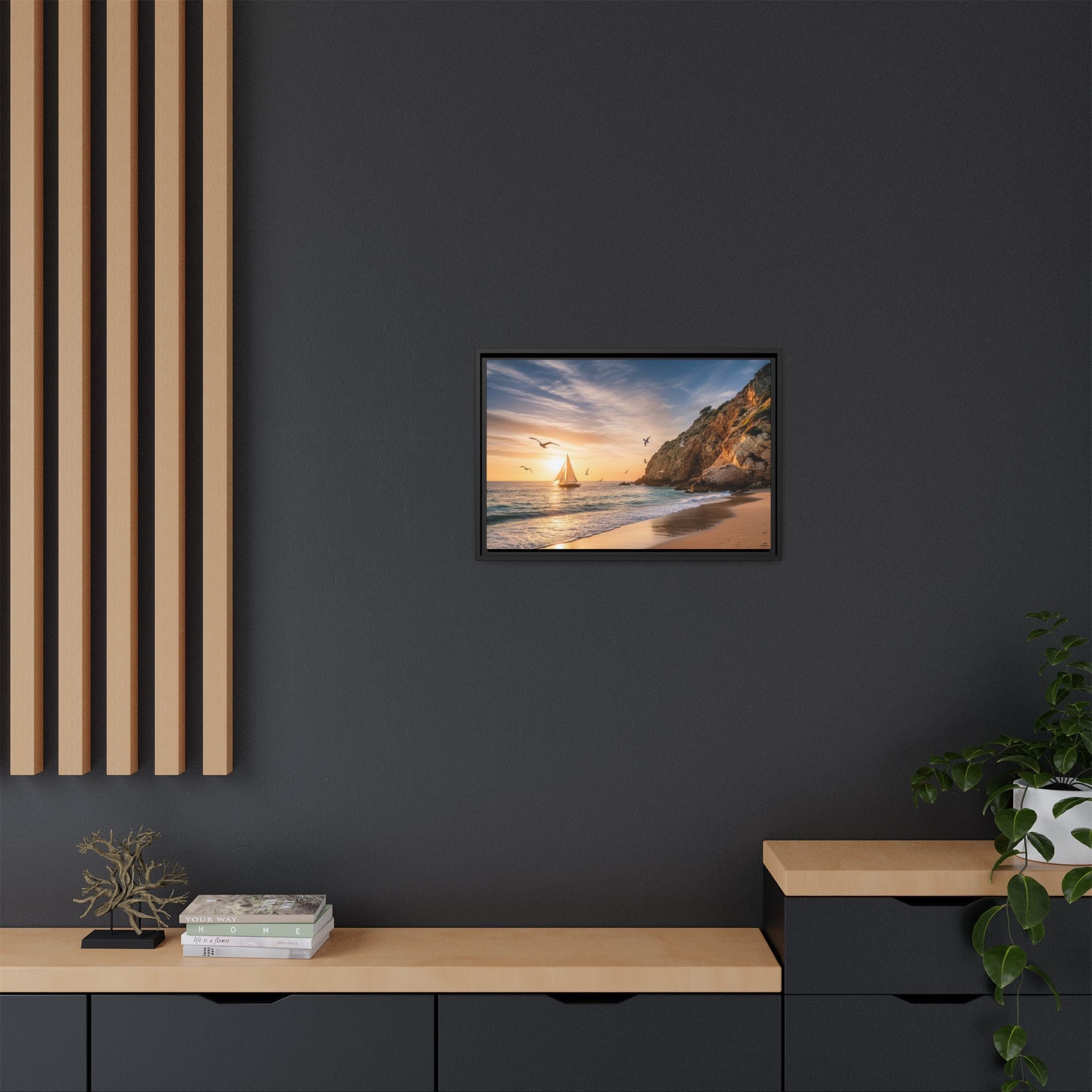 Sunset Sail Beach Landscape - Stunning Image!