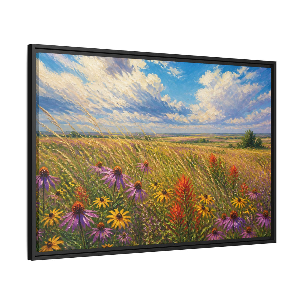 Prairie Bloom Canvas Wall Art Print Ready to Hang