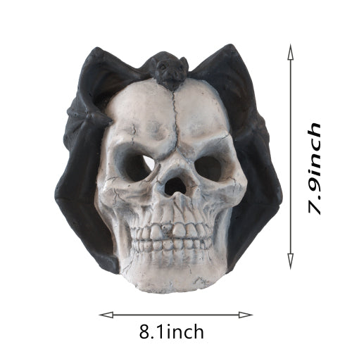 Fire Pit Demon Skull Gas Log For Ventless Vent Free, Propane, Gel, Ethanol