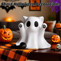 Halloween Ghost Figurine, Spooky Resin Ghost Statue, Cute Ghost Halloween