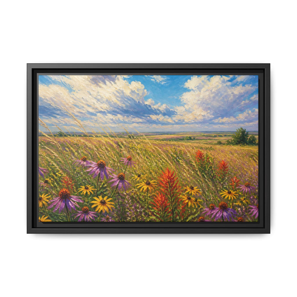 Prairie Bloom Canvas Wall Art Print Ready to Hang
