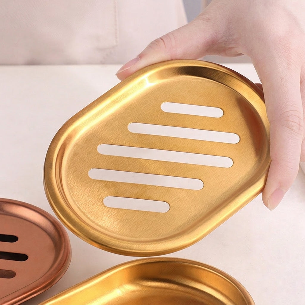 Stainless Steel Double-Layer Soap Dish