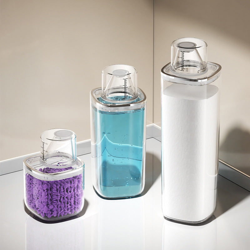 Laundry Detergent Jar with Measuring Cup