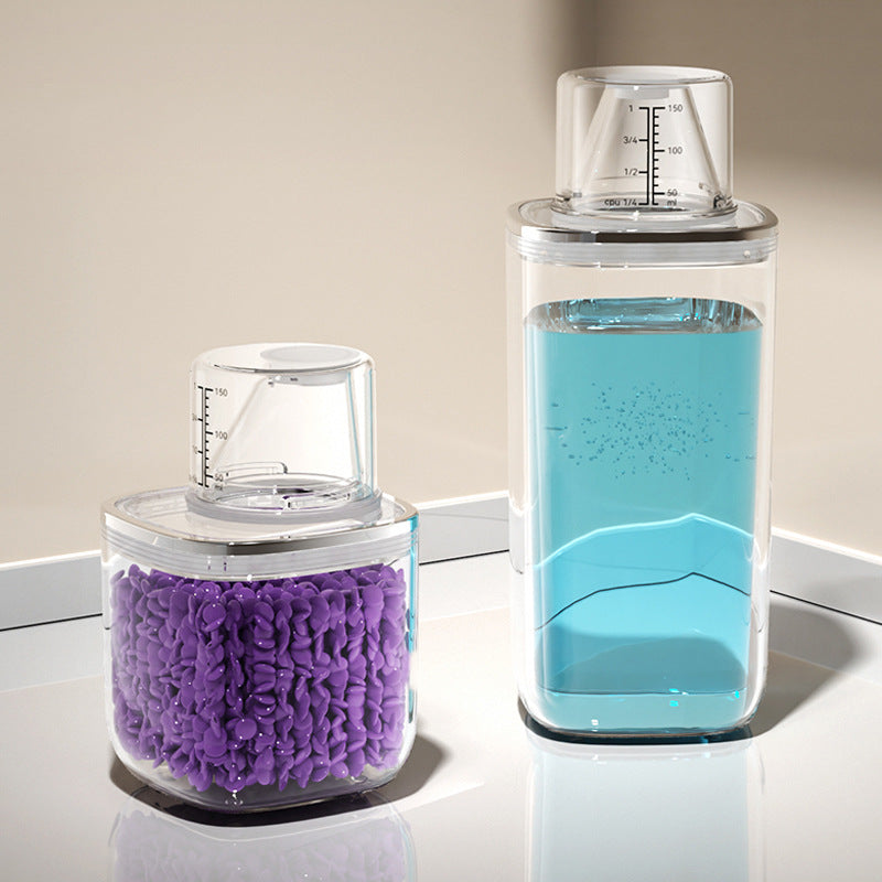 Laundry Detergent Jar with Measuring Cup