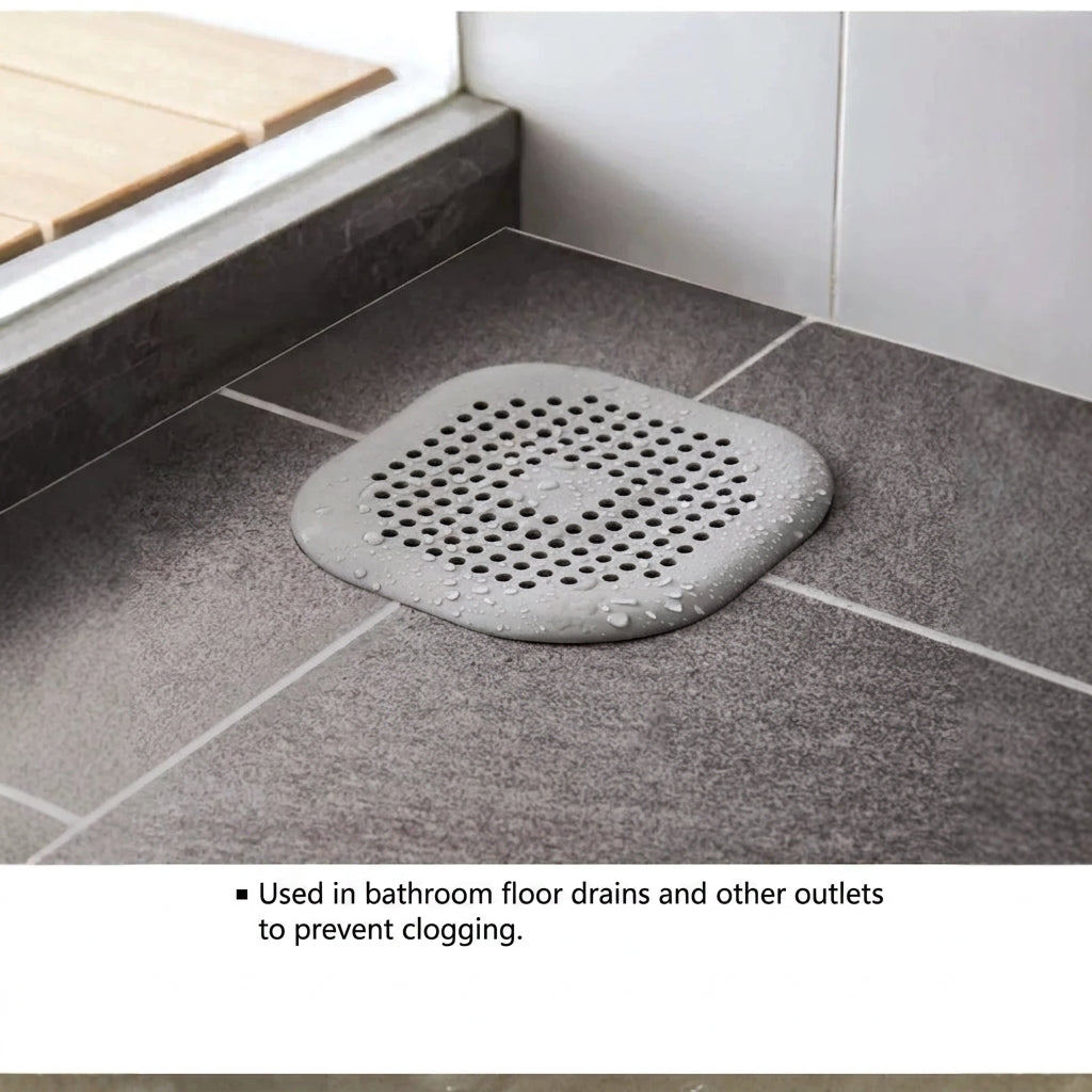 Silicone Sink Drain Hair Catcher Strainer