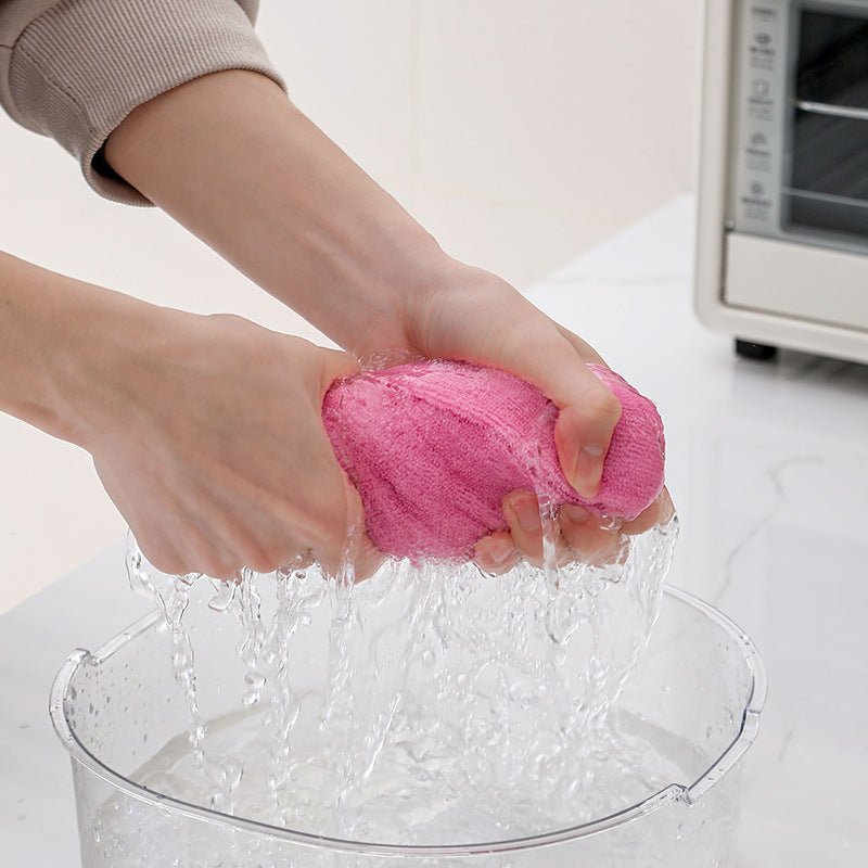 Reusable Streak-Free Microfiber Cleaning Cloths, 10-Pack