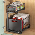 2-Tier Pull-Out Under-Sink Cabinet Organizer