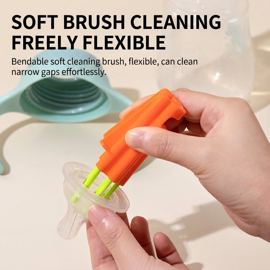 Narrow Crevice Cleaning Brushes, 3-Piece Set