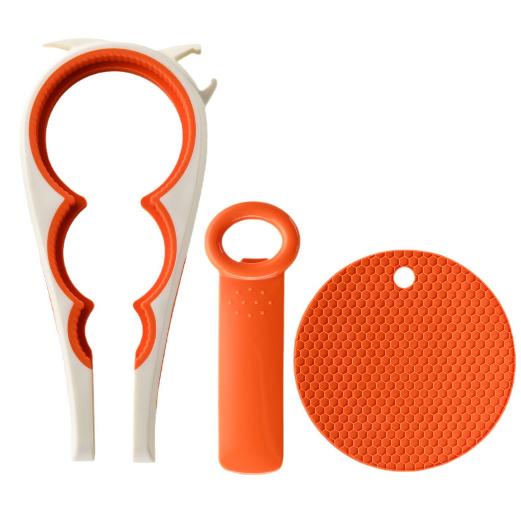 Jar Opener with Silicone Grip Mat