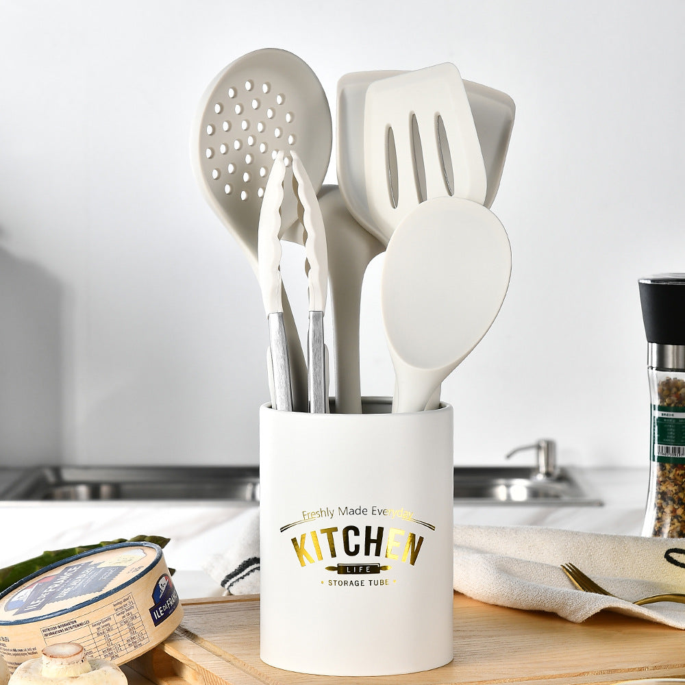 Silicone Kitchen Spatula Spoon Set
