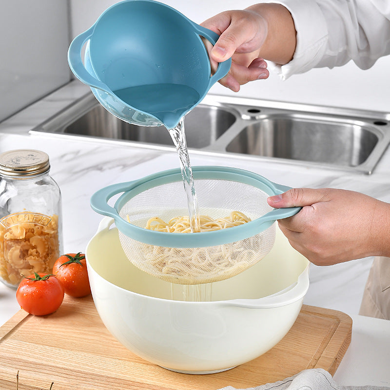 Nested Mixing Bowls and Measuring Cups Set