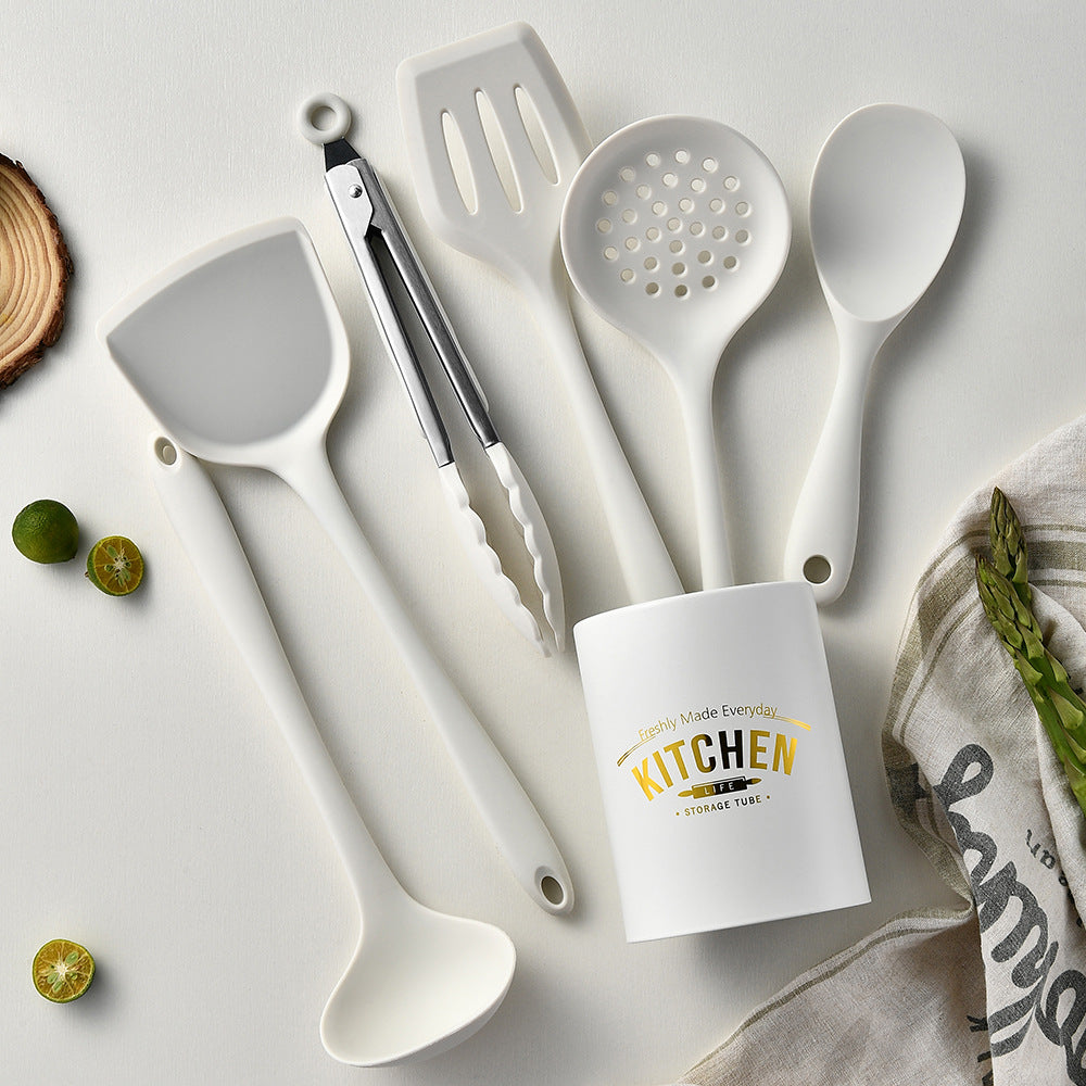 Silicone Kitchen Spatula Spoon Set