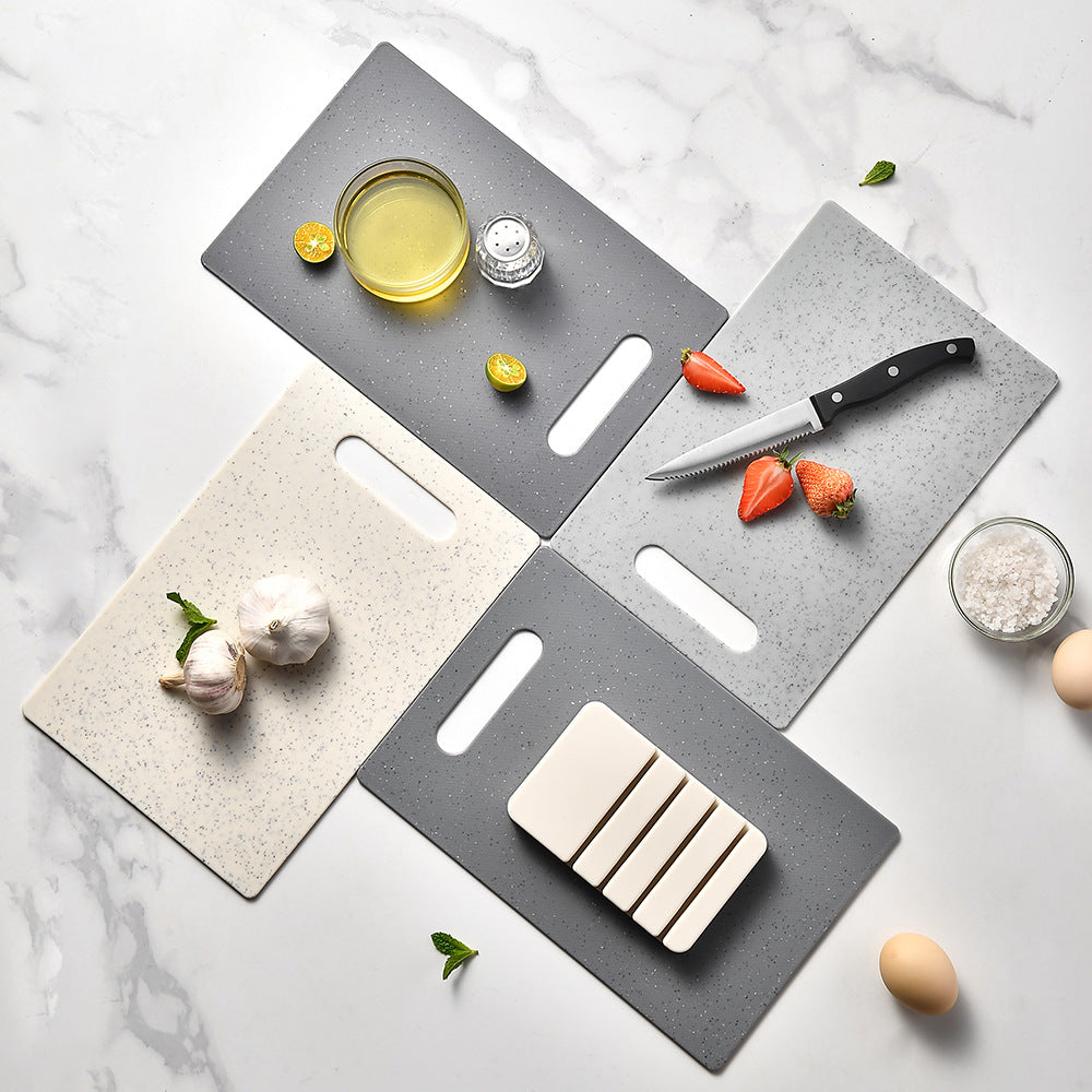 Plastic Cutting Board Set with Holder